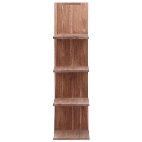 Bogreol 100x30x120 cm massivt teaktræ