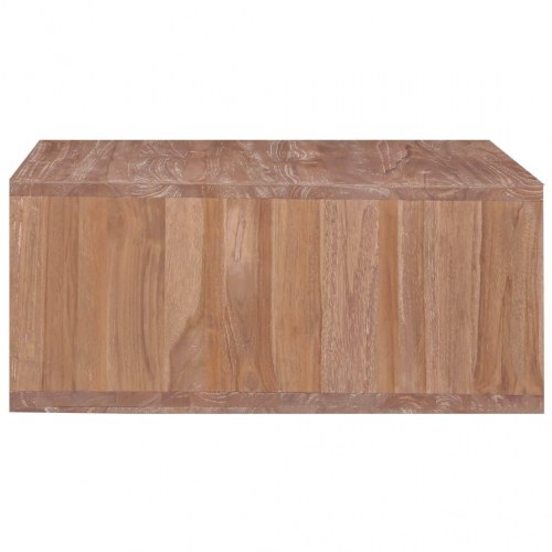 Sofabord i massivt teaktræ - 70 × 70 × 30 cm, C-form