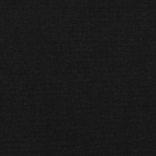 Kontinentalseng med madras 100x200 cm stof sort