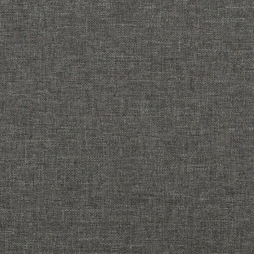 Kontinentalseng med madras 180x200 cm - stof, mørkegrå