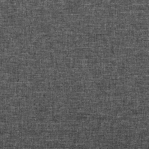 Kontinentalseng med madras 120x200 cm stof mørkegrå