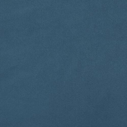 Kontinentalseng med madras 200x200 cm fløjl mørkeblå