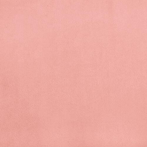 Springmadras med pocketfjedre 80x200x20 cm fløjl pink