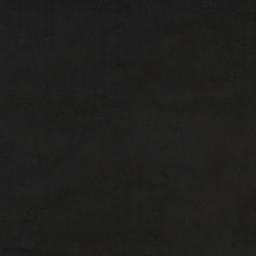 Springmadras med pocketfjedre 100x200x20 cm fløjl sort