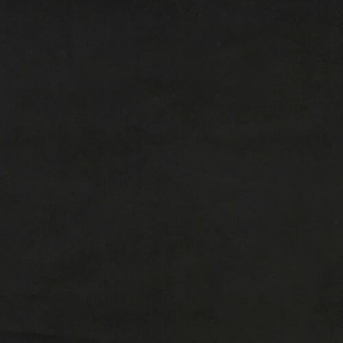 Springmadras med pocketfjedre 120x200x20 cm fløjl sort