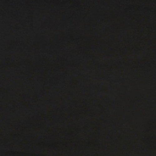 Springmadras med pocketfjedre - medium 140×200×20 cm, fløjl sort