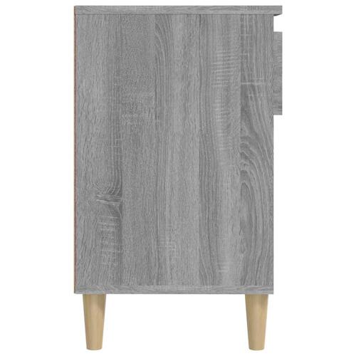 Skoskab 102x36x60 cm konstrueret træ grå sonoma-eg