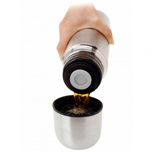 Excellent Houseware termoflaske med skruelåg, rustfrit stål, 500 ml