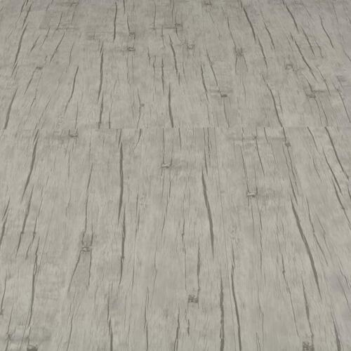 Selvklæbende gulvbrædder 4,46 m² 3 mm PVC egetræ hvidvasket