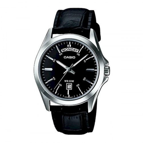 Casio MTP-1370L herreur - læderrem, Ø 45 mm