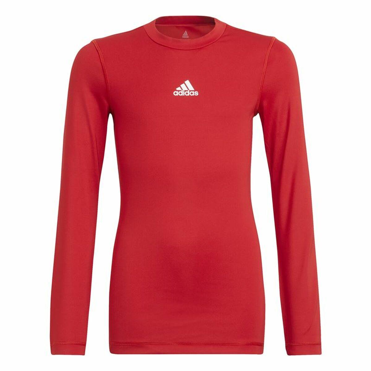 Kortærmet Fodboldtrøje Til Børn Adidas Techfit Top Rød