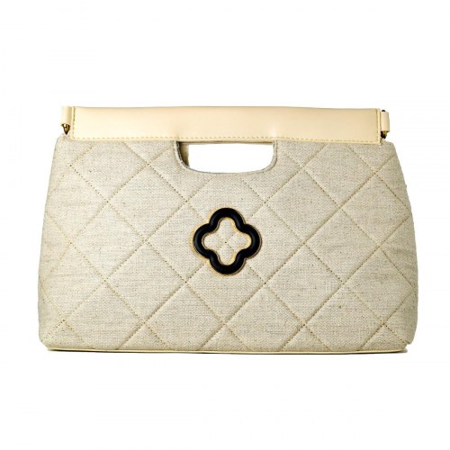 Laura Ashley VALETTA-CREAM skuldertaske - grå, 30 × 20 × 9 cm