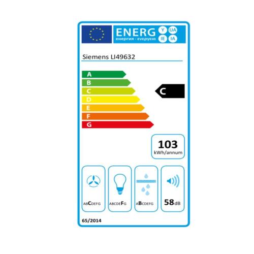 Konventions-emhætte Siemens AG LI49632 60 cm 330 m³/h 240W C Sølv