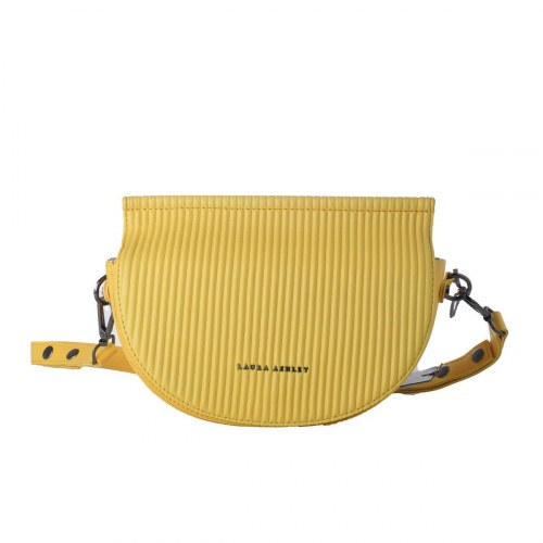 Laura Ashley BAND-YELLOW skuldertaske - gul, 23 × 15 × 9 cm