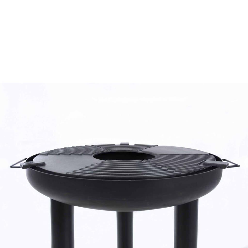 plancha-grill stål sort