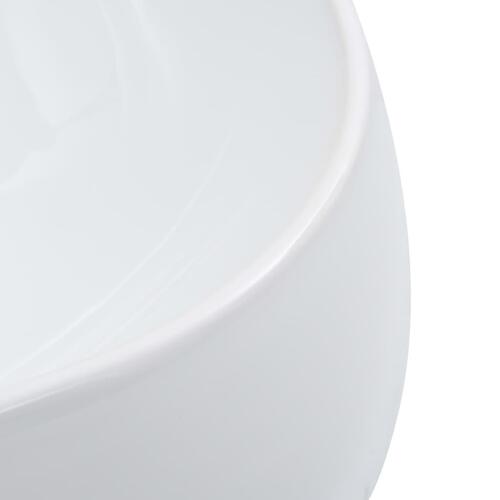 Håndvask 44,5 x 39,5 x 14,5 cm keramik hvid