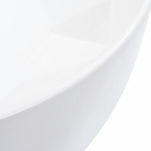 Håndvask 36 x 14 keramik hvid