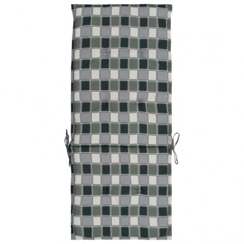 Udendørshynder med tryk 4 stk. 120x50x3 cm flerfarvet