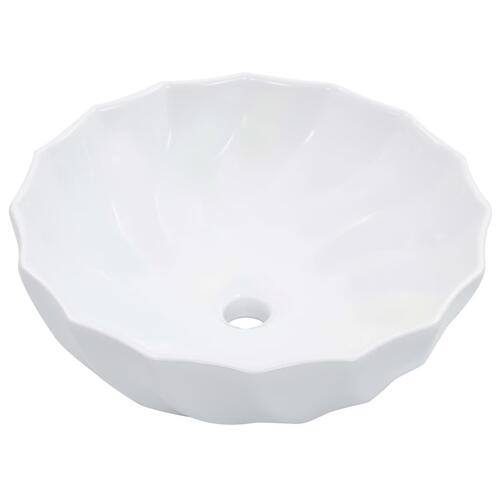 Håndvask 46 x 17 cm keramik hvid