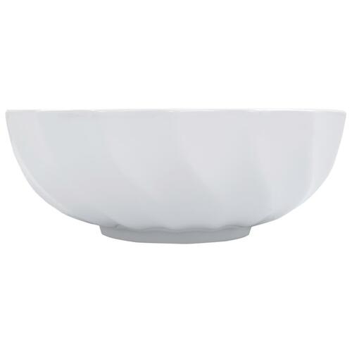 Håndvask 46 x 17 cm keramik hvid
