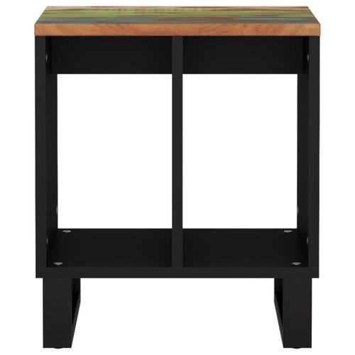 Sidebord 40x31x46 cm massivt genbrugstræ og konstrueret træ