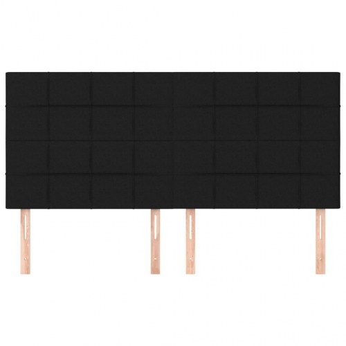 Sengegavl sort 160 x 5 x 118/128 cm