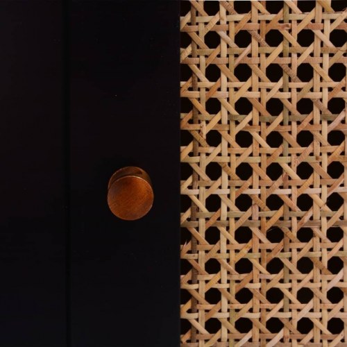 Skænk 88,5x40x80 cm MDF sort