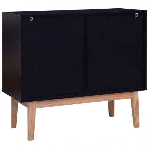 Skænk 88,5x40x80 cm MDF sort