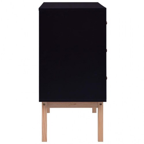 Skænk 88,5x40x80 cm MDF sort