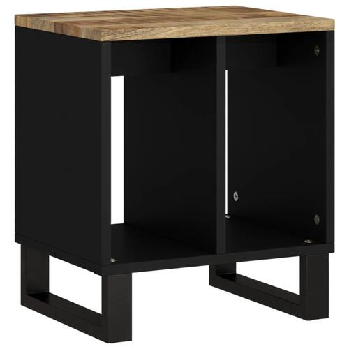Sidebord 40x31x46 cm massivt mangotræ og konstrueret træ