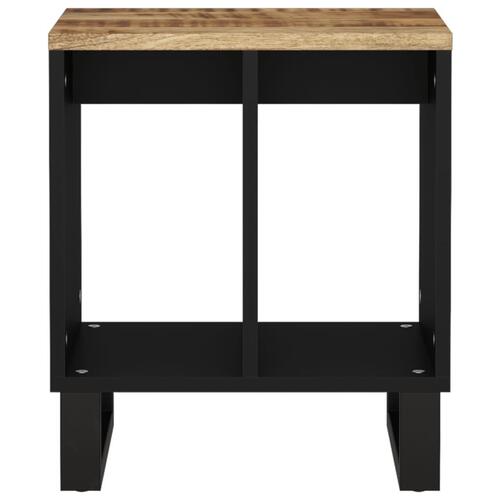 Sidebord 40x31x46 cm massivt mangotræ og konstrueret træ