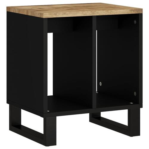 Sidebord 40x31x46 cm massivt mangotræ og konstrueret træ
