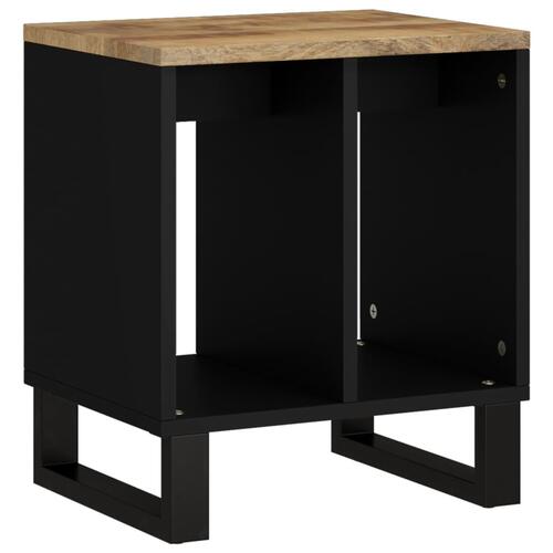 Sidebord 40x31x46 cm massivt mangotræ og konstrueret træ
