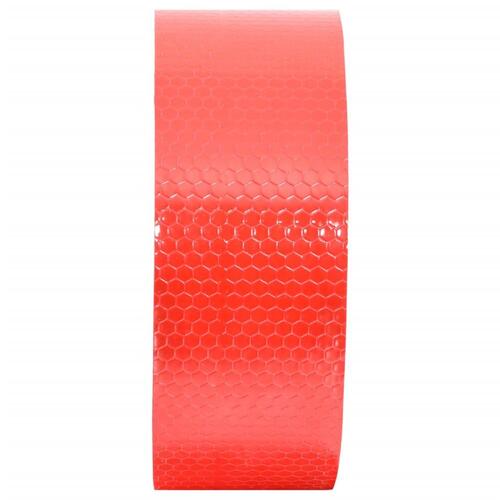 Reflekstape 5 cm x 20 m PVC rød