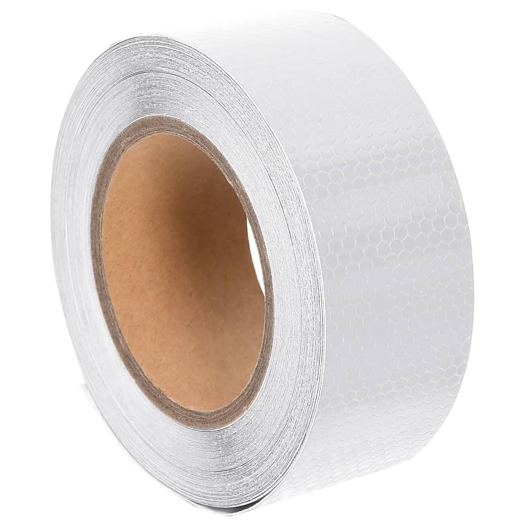 Reflekstape 5 cm x 20 m PVC hvid