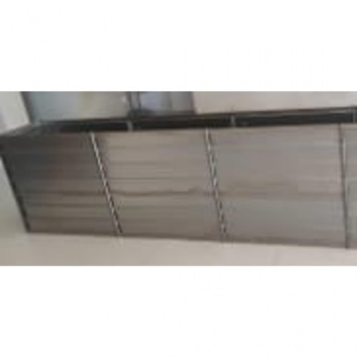 Kontinentalseng med madras 160x200 cm - stof, sort