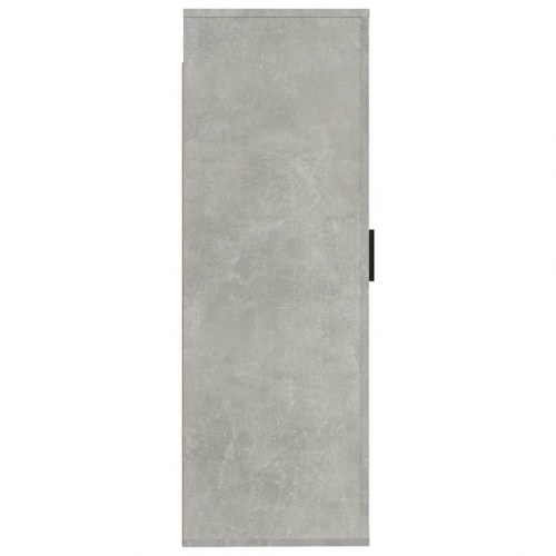 Væghængt tv-skab 40x34,5x100 cm betongrå