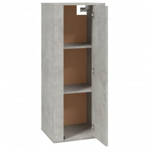 Væghængt tv-skab 40x34,5x100 cm betongrå