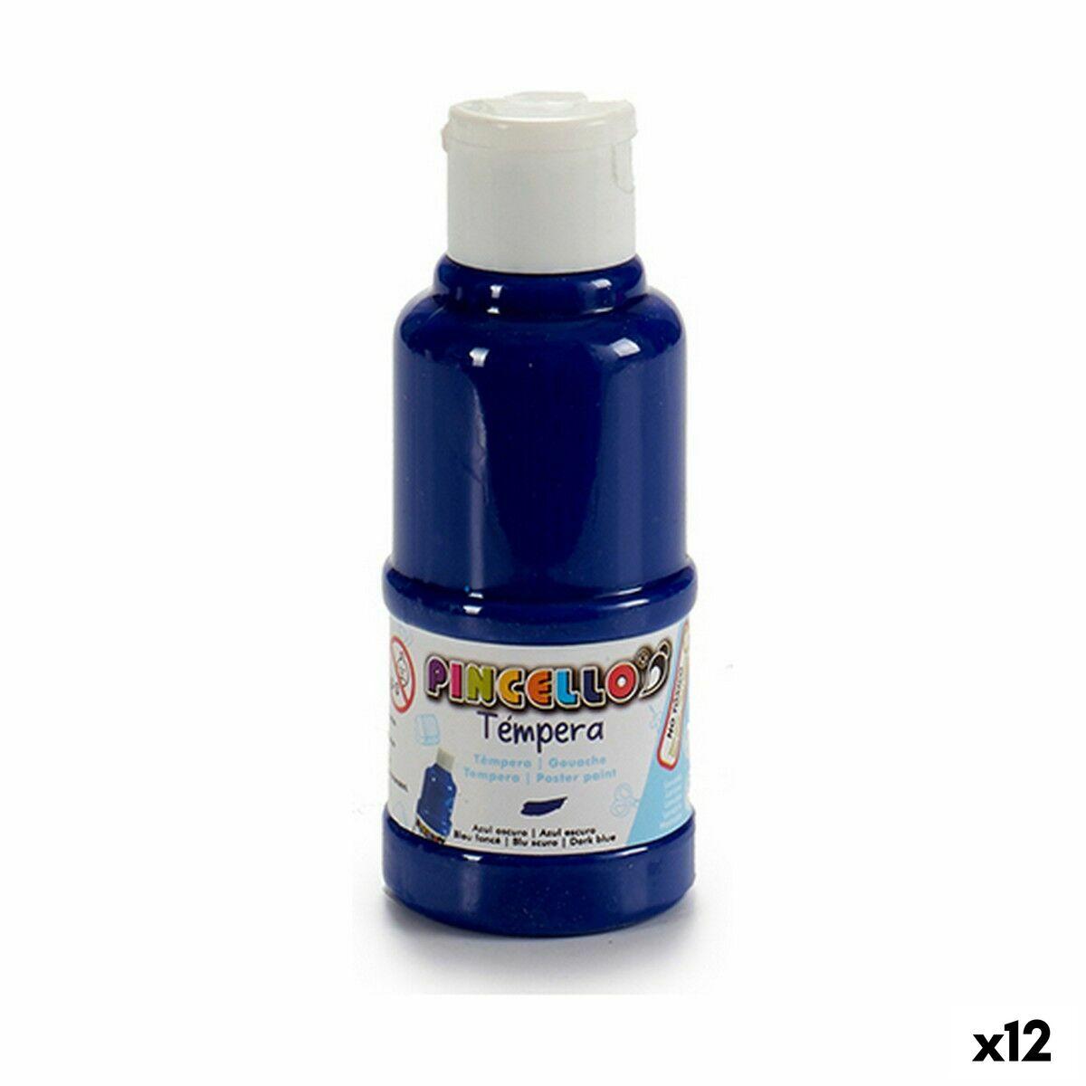 Tempera-maling Mørkeblå 120 Ml 12 Stk