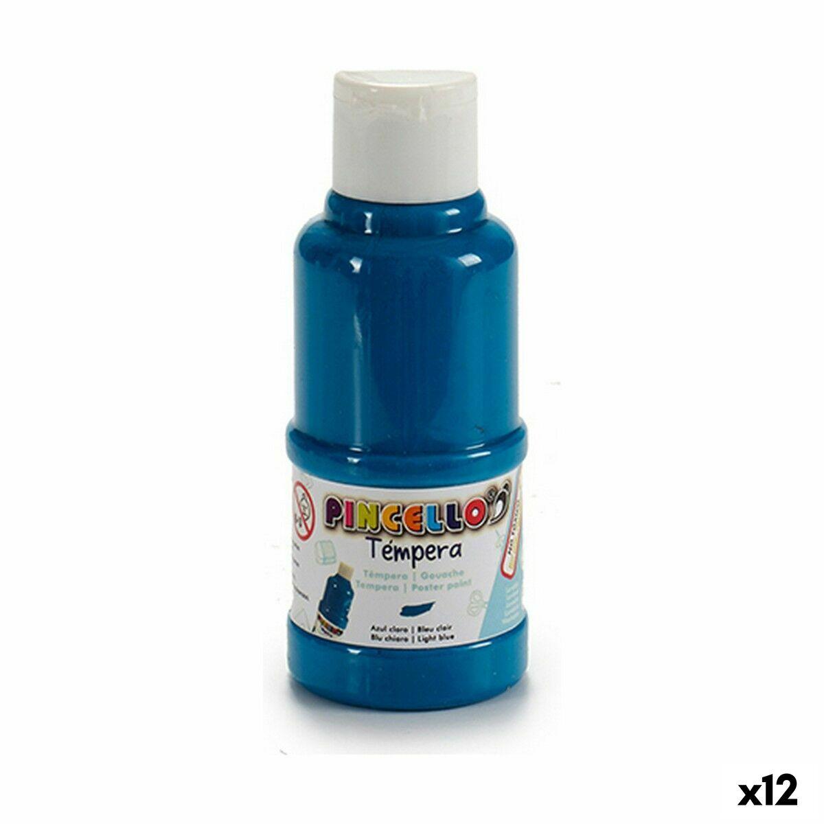 Tempera Lyseblå 120 Ml 12 Enheder