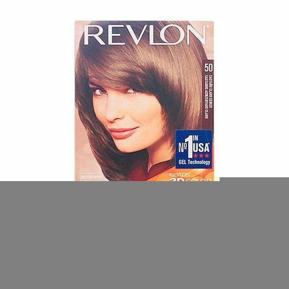 Permanente hårfarve Revlon Colorsilk - Lys Kastanje Aske 50 (uden ammoniak)