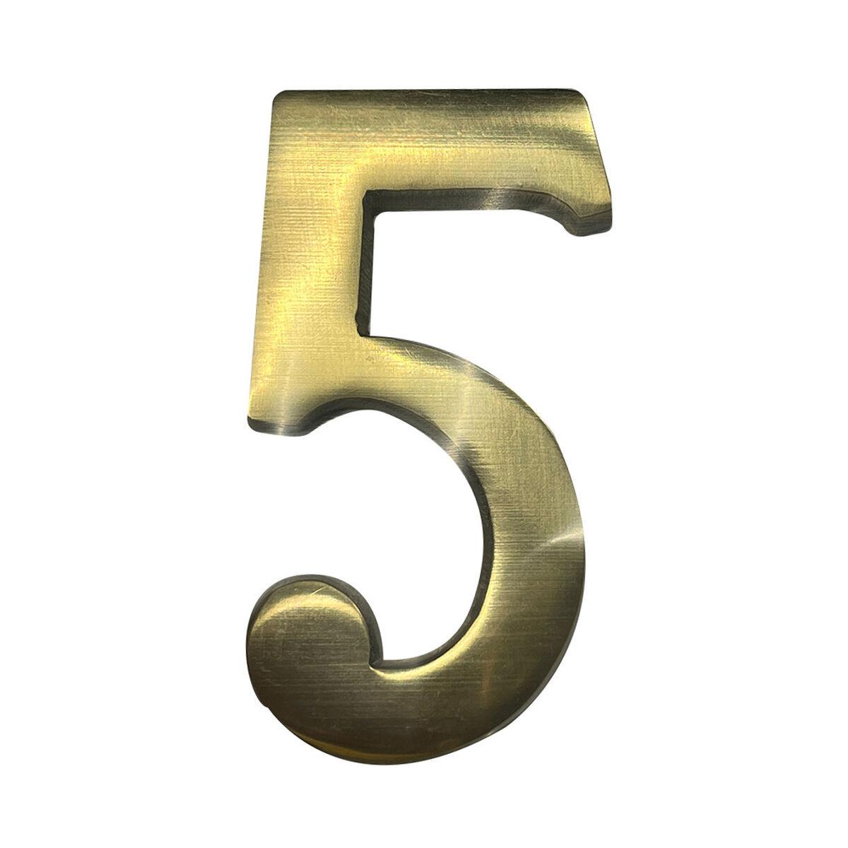 EDM Product husnummer 5 - gylden kobber (model 85037)