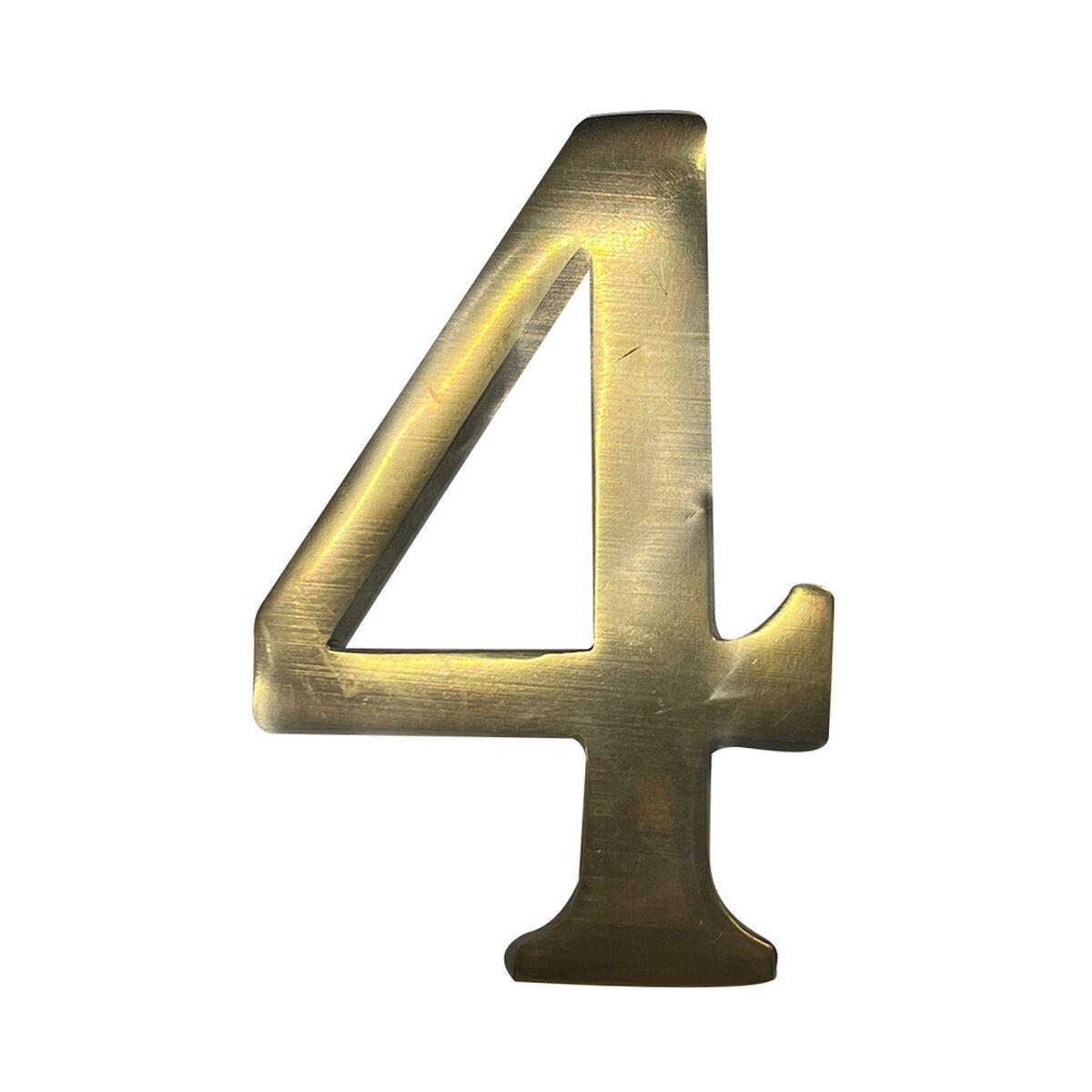 EDM Product husnummer 4 - gylden kobber (85036)