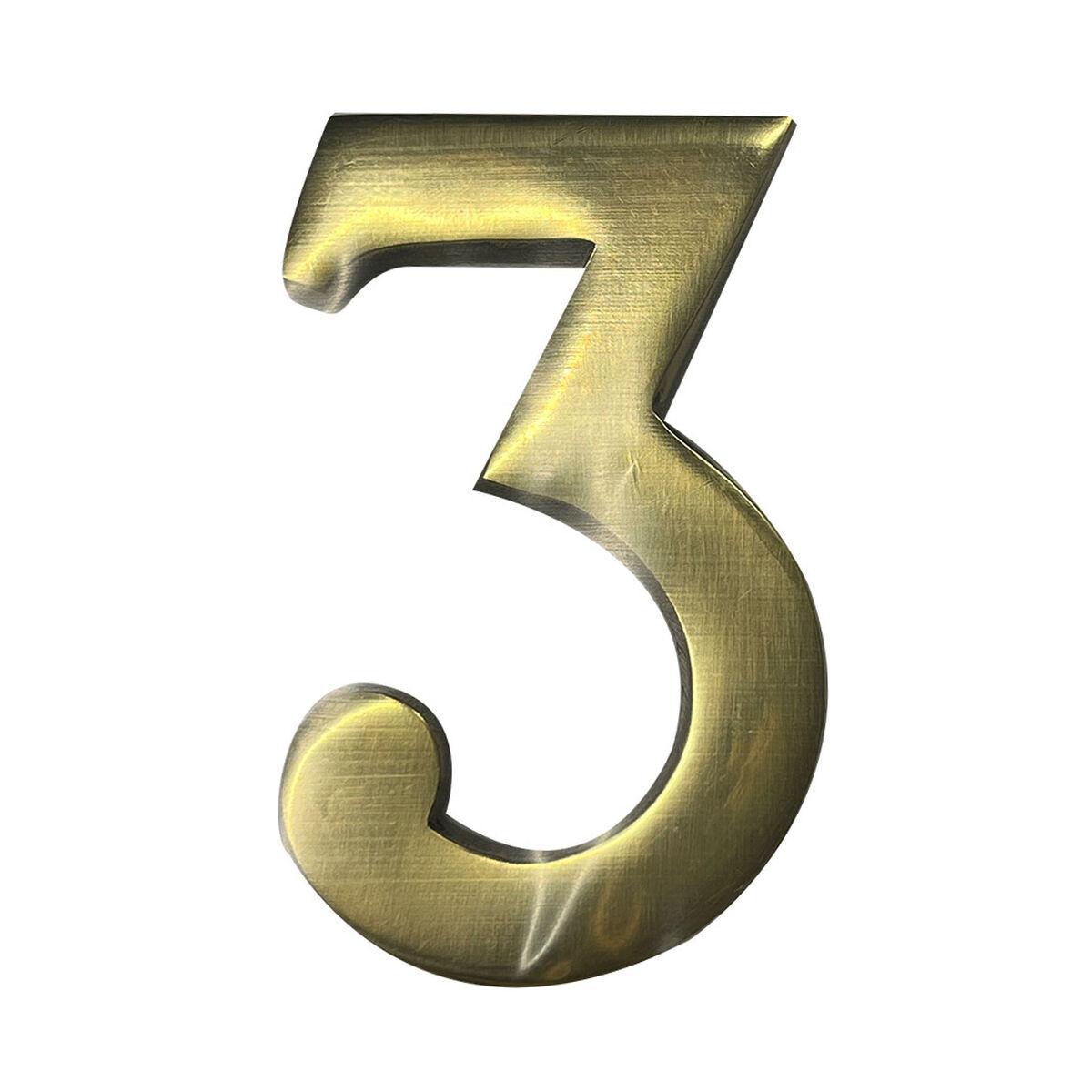 EDM Product husnummer 3 - gylden kobber