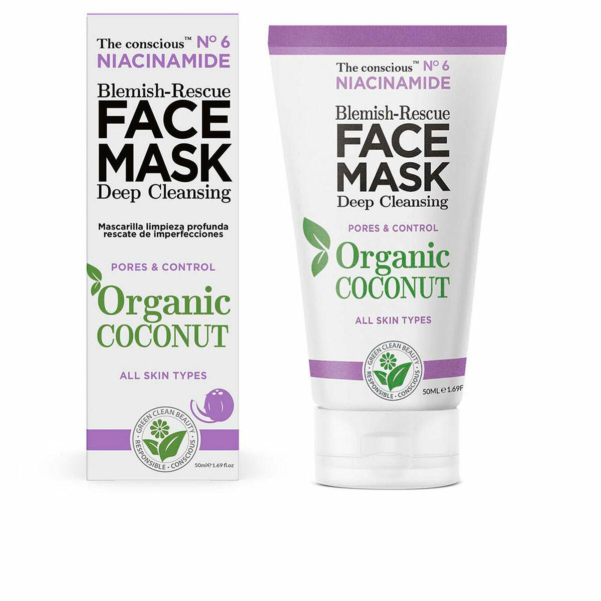 Fugtgivende Ansigtsmaske The Conscious Niacinamide Kokos