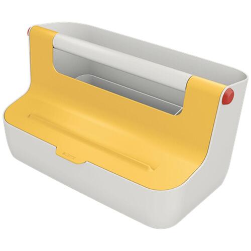 Opbevaringskasse Leitz Cosy Gul ABS 21,4 x 19,6 x 36,7 cm Bærehåndtag