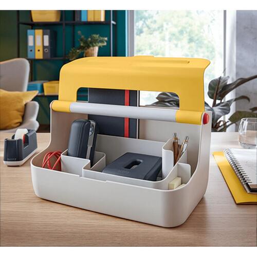 Opbevaringskasse Leitz Cosy Gul ABS 21,4 x 19,6 x 36,7 cm Bærehåndtag