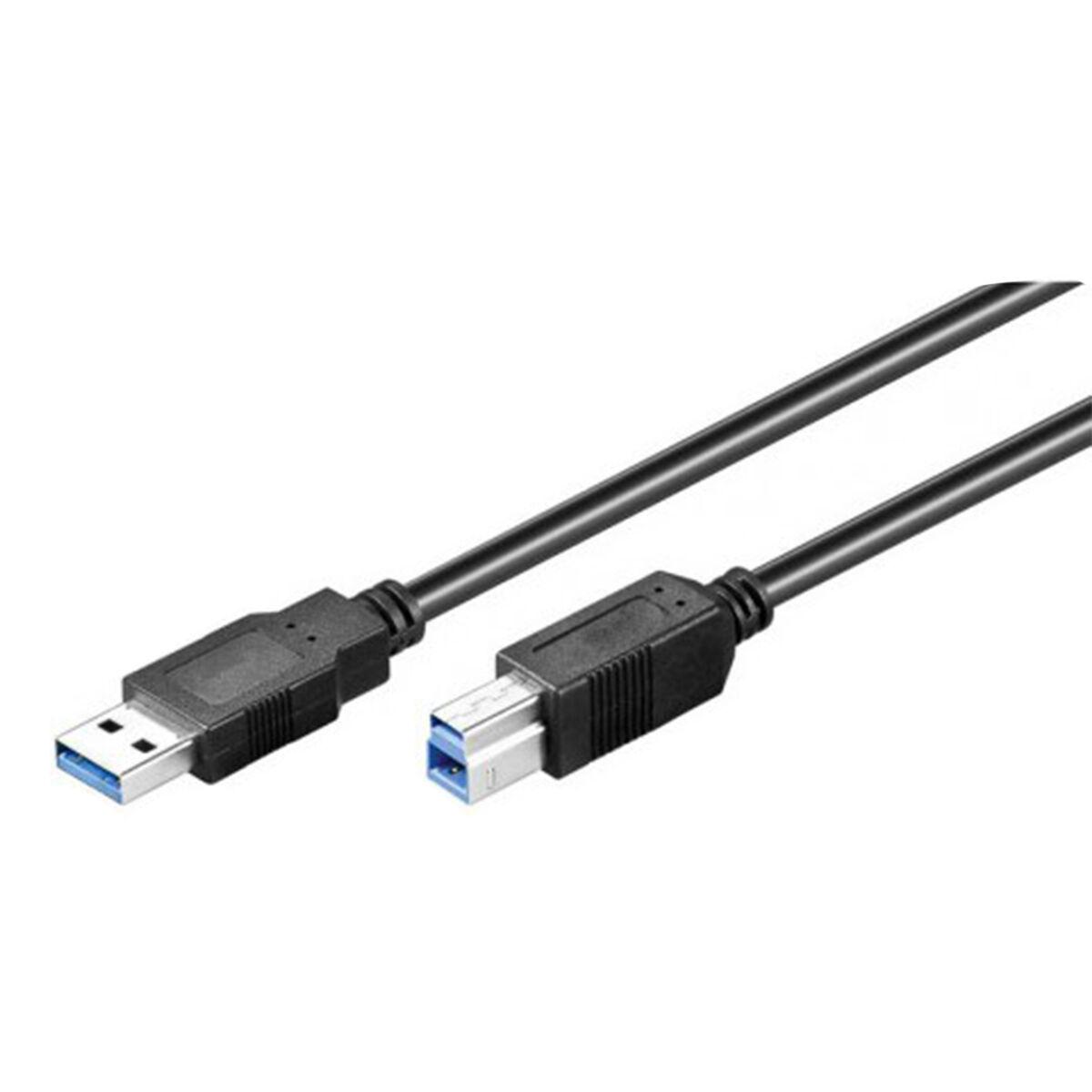 Usb A Til Usb B Kabel Edm Sort 1 8 M