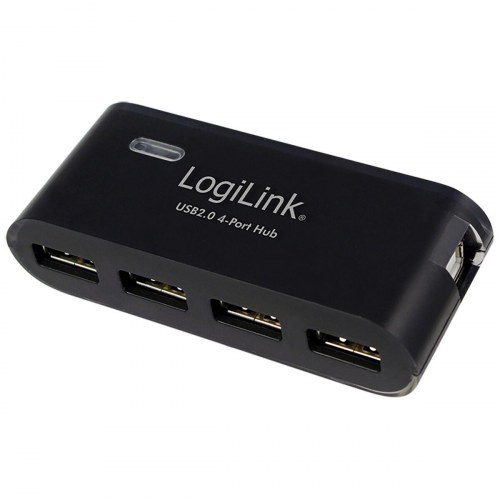 LogiLink USB 2.0 hub UA0085 - 4 porte, sort