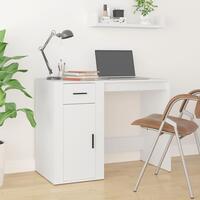 Skrivebord 100x49x75 cm konstrueret træ hvid